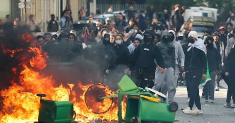 تظاهرات جديدة لطلاب المدارس الثانوية في أنحاء فرنسا